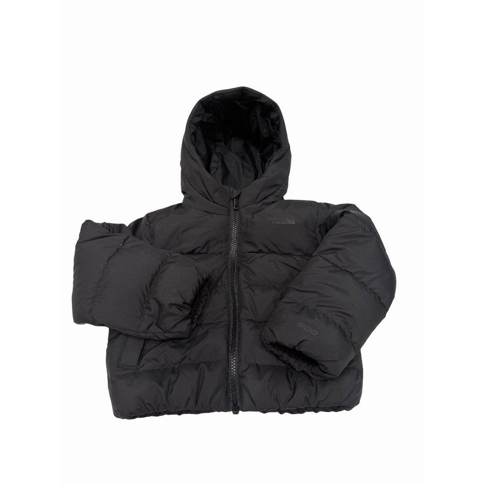 The North Face Kids Winter Puffer Down Jacket Hooded 600 Black Size 2T